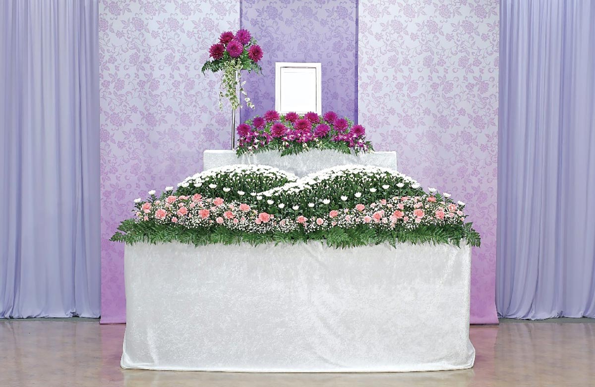 写真-生花祭壇例